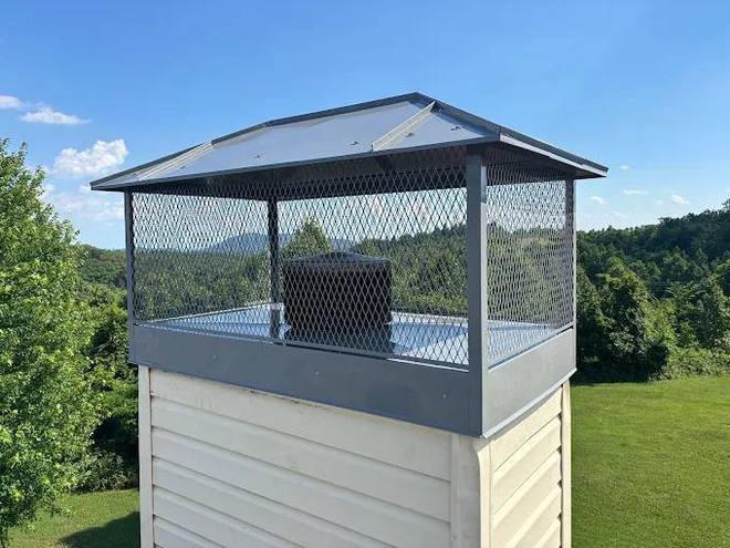 Chimney liner, cap or flashing work by First Response Chimney