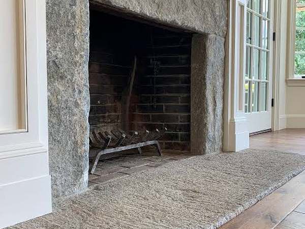 Bluestone hearth