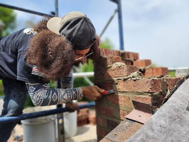 Repointing, one joint at a time