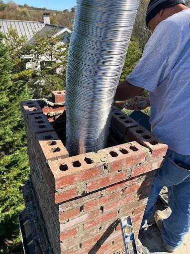 Dropping a new liner through the crown